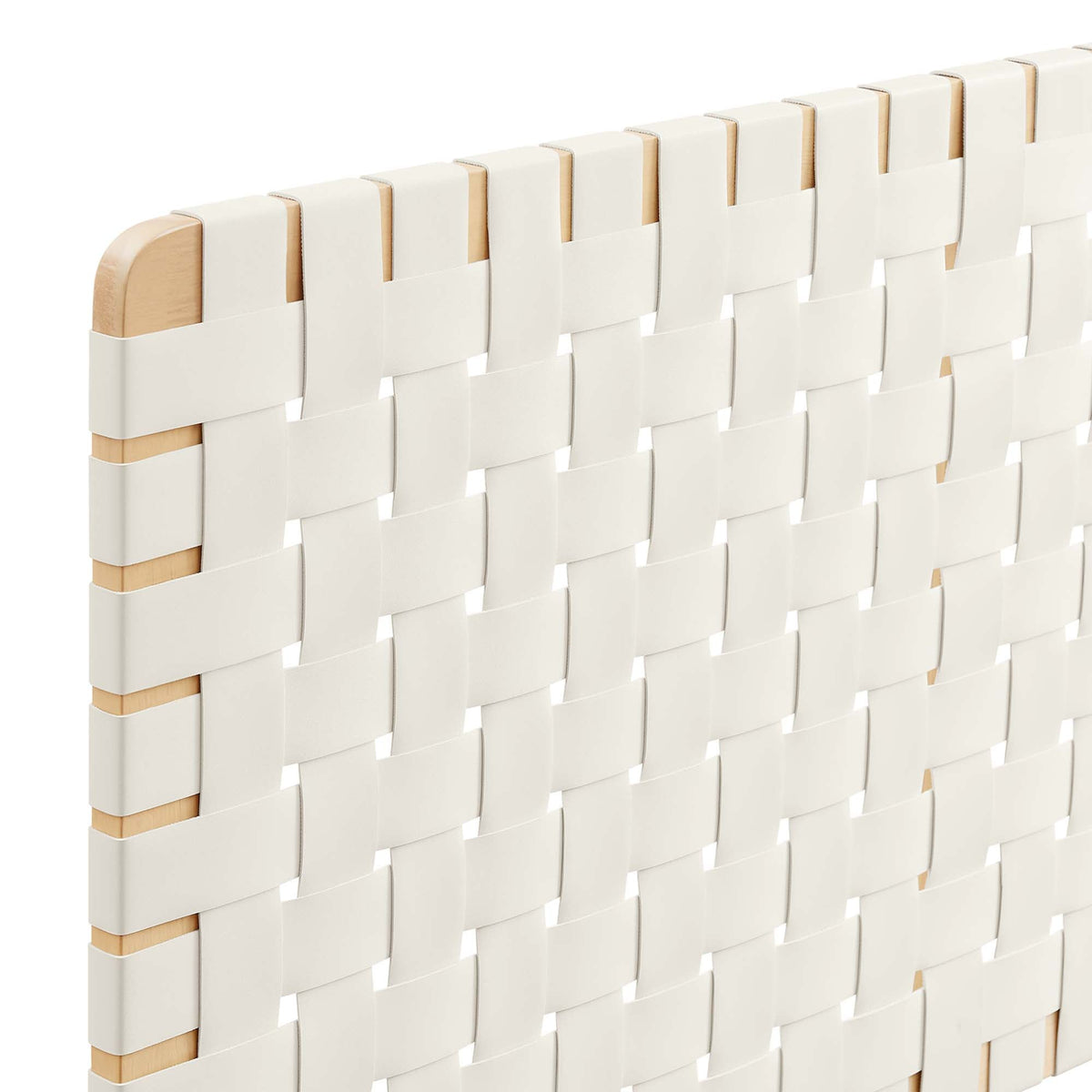 Sparta Vegan Leather Weave Queen Headboard by Modway, photo 16 of 28