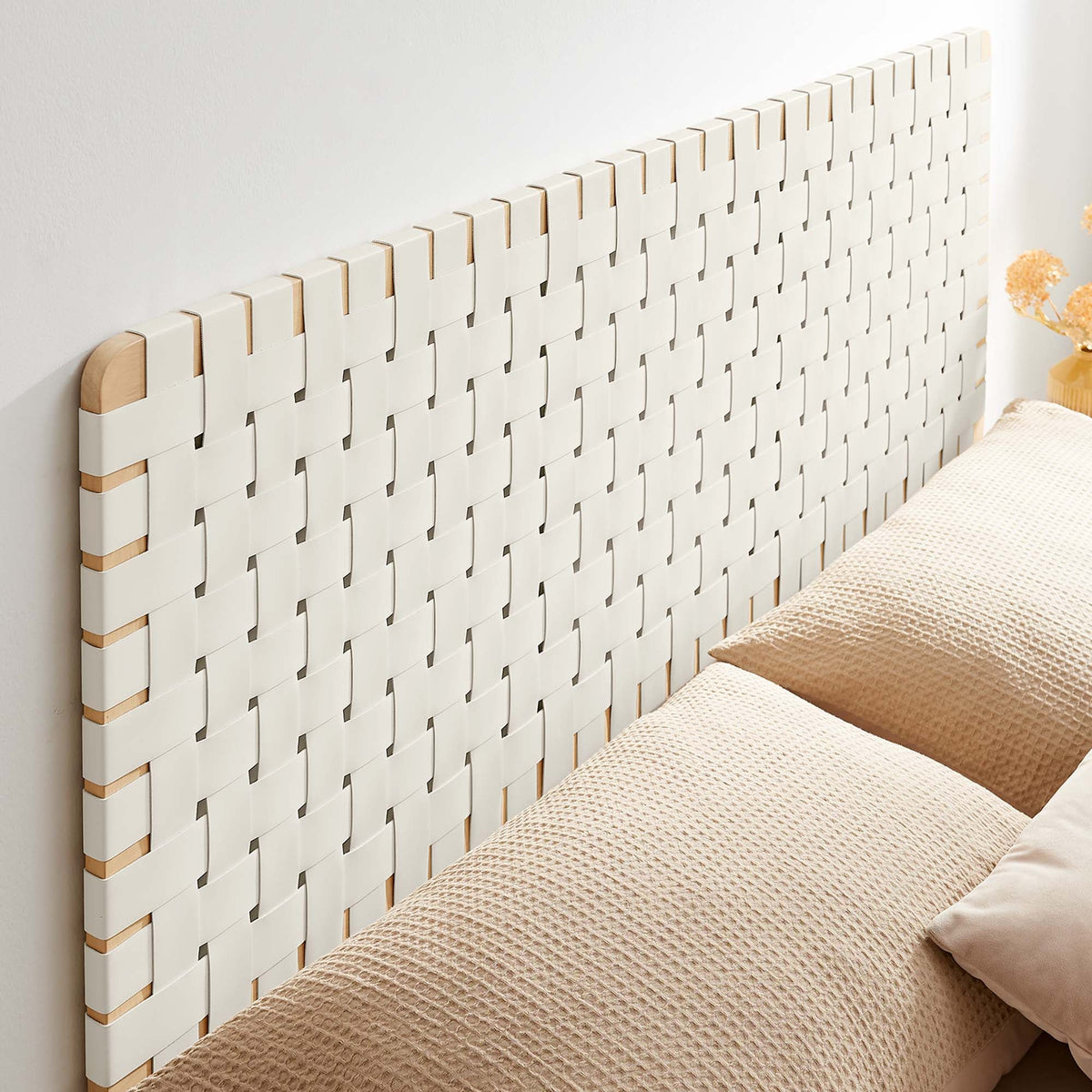 Sparta Vegan Leather Weave Queen Headboard by Modway, photo 10 of 28