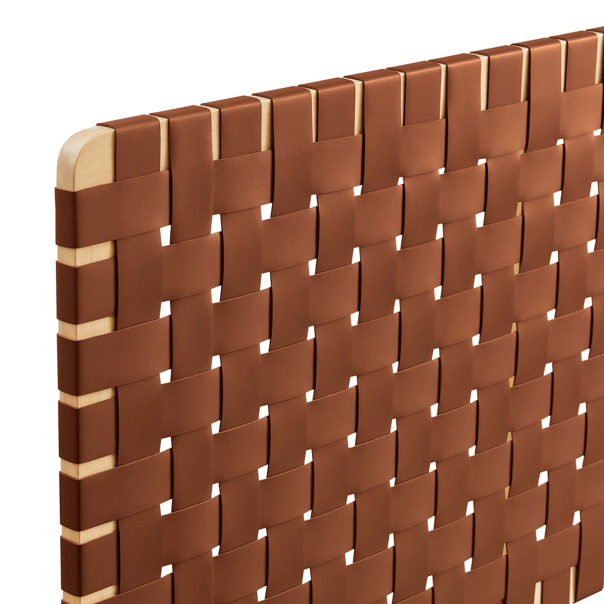 Sparta Vegan Leather Weave Queen Headboard by Modway, photo 15 of 28