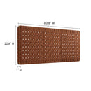 Sparta Vegan Leather Weave Queen Headboard by Modway by HouseOfZazla
