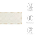 Sparta Weave Wall-Mount Vegan Leather King Headboard by HouseOfZazla