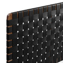 Sparta Weave Wall-Mount Vegan Leather King Headboard by HouseOfZazla
