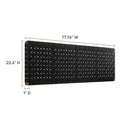 Sparta Weave Wall-Mount Vegan Leather King Headboard by HouseOfZazla