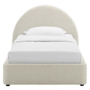 Resort Upholstered Fabric Arched Round Twin Platform Bed by Modway by HouseOfZazla
