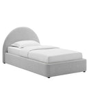 Resort Upholstered Fabric Arched Round Twin Platform Bed by Modway by HouseOfZazla
