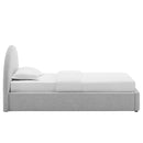 Resort Upholstered Fabric Arched Round Twin Platform Bed by Modway by HouseOfZazla