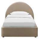 Resort Performance Velvet Arched Round Twin Platform Bed by Modway by HouseOfZazla