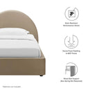 Resort Performance Velvet Arched Round Twin Platform Bed by Modway by HouseOfZazla