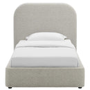 Keynote Upholstered Fabric Curved Twin Platform Bed by Modway by HouseOfZazla