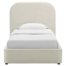 Keynote Performance Velvet Curved Twin Platform Bed by Modway by HouseOfZazla