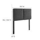 Lindee Boucle Fabric Twin Headboard by Modway by HouseOfZazla