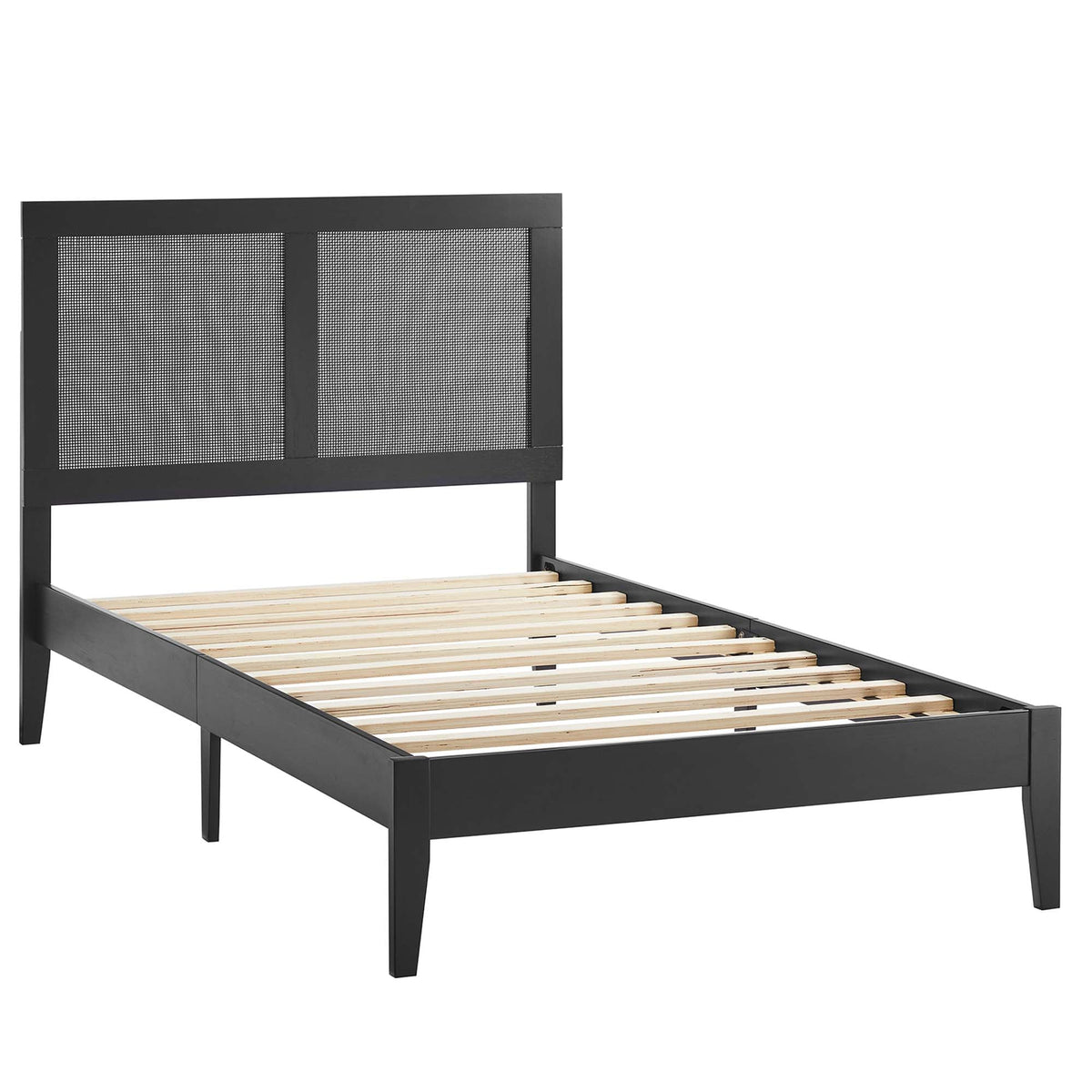 Sirocco Rattan and Wood Twin Platform Bed by Modway, photo 11 of 14