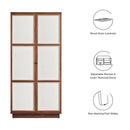 Capri 70" Tall Wood Grain Storage Cabinet by Modway by HouseOfZazla