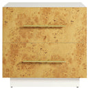 Abel 2-Drawer Burl Wood Nightstand by Modway by HouseOfZazla