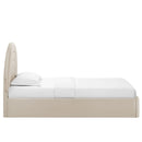 Solana Arched Performance Velvet Twin Platform Bed by HouseOfZazla