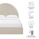 Solana Arched Performance Velvet Queen Platform Bed by Modway by HouseOfZazla