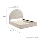 Solana Arched Performance Velvet Queen Platform Bed by Modway by HouseOfZazla