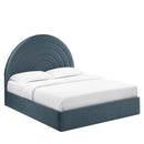 Solana Arched Performance Velvet Queen Platform Bed by Modway by HouseOfZazla
