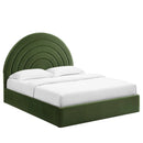 Solana Arched Performance Velvet Queen Platform Bed by Modway by HouseOfZazla
