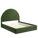 Solana Arched Performance Velvet Queen Platform Bed by Modway by HouseOfZazla