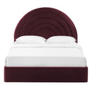 Solana Arched Performance Velvet Queen Platform Bed by Modway by HouseOfZazla