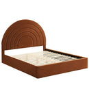 Solana Arched Performance Velvet Queen Platform Bed by Modway by HouseOfZazla