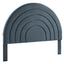 Solana Arched Performance Velvet Queen Headboard by HouseOfZazla