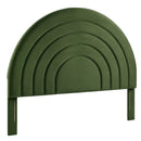 Solana Arched Performance Velvet Queen Headboard by HouseOfZazla