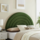 Solana Arched Performance Velvet Queen Headboard by HouseOfZazla