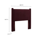 Rael Performance Velvet Twin Headboard by Modway by HouseOfZazla