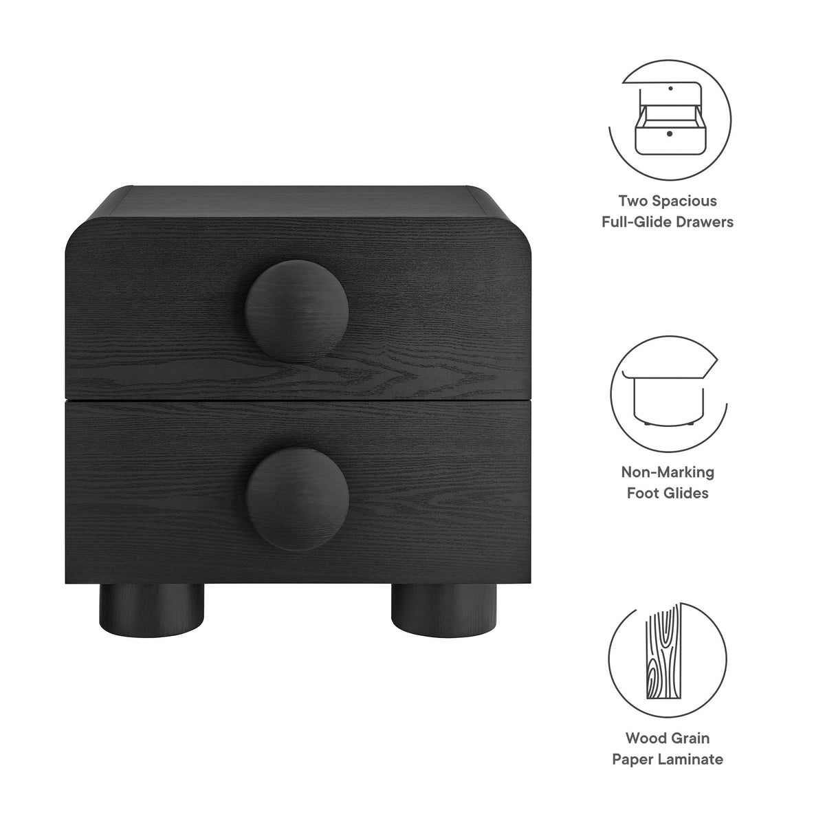 Sonnet 2-Drawer Nightstand by Modway, photo 2 of 14