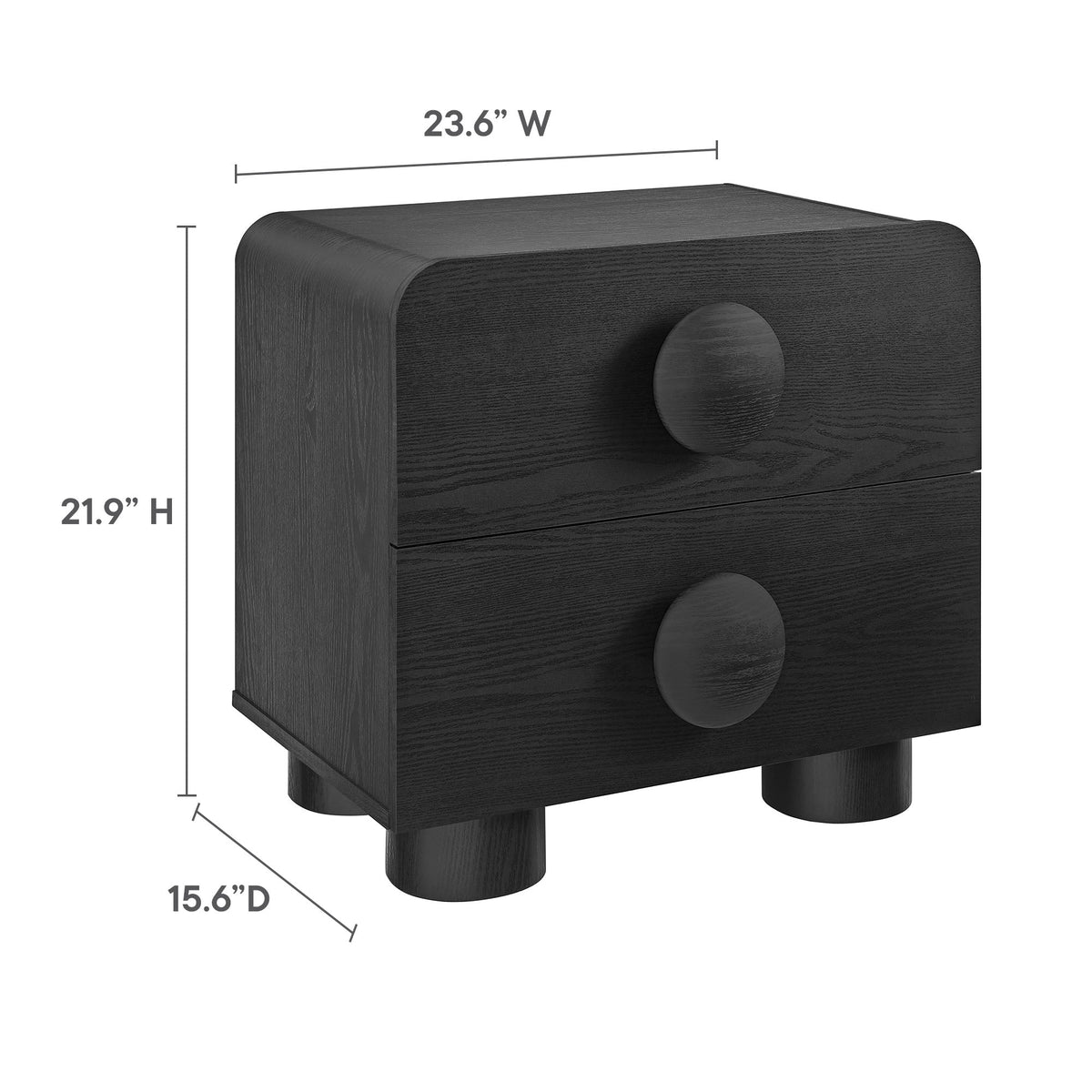 Sonnet 2-Drawer Nightstand by Modway, photo 3 of 14