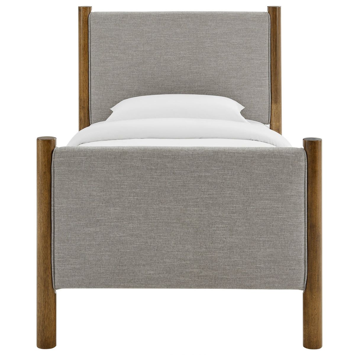 Maven Twin Size Fabric Upholstered Platform Bed by Modway, photo 5 of 28