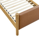 Maven Twin Size Vegan Leather Upholstered Platform Bed by Modway by HouseOfZazla