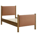 Maven Twin Size Vegan Leather Upholstered Platform Bed by Modway by HouseOfZazla