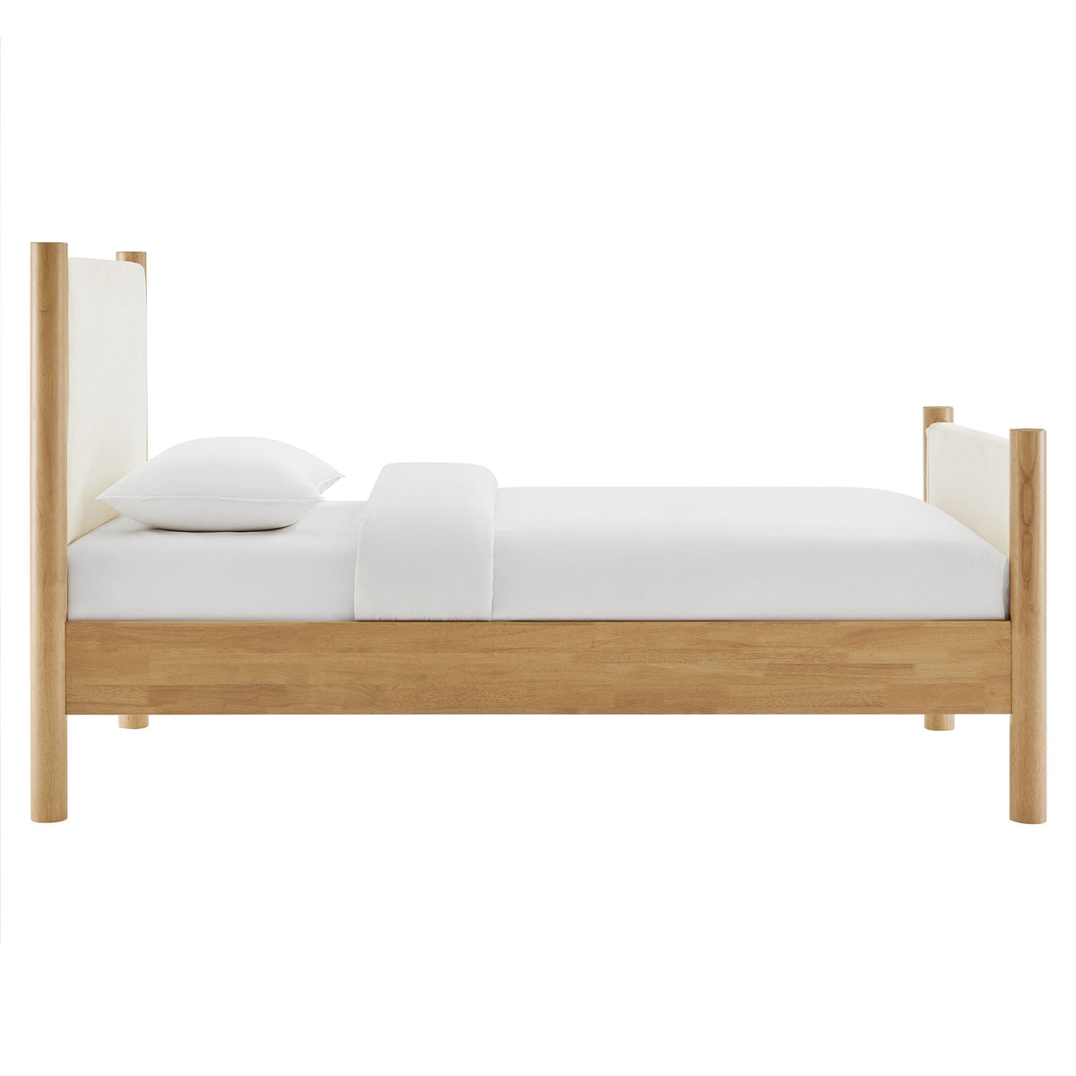 Maven Twin Size Boucle Upholstered Platform Bed by Modway, photo 11 of 14