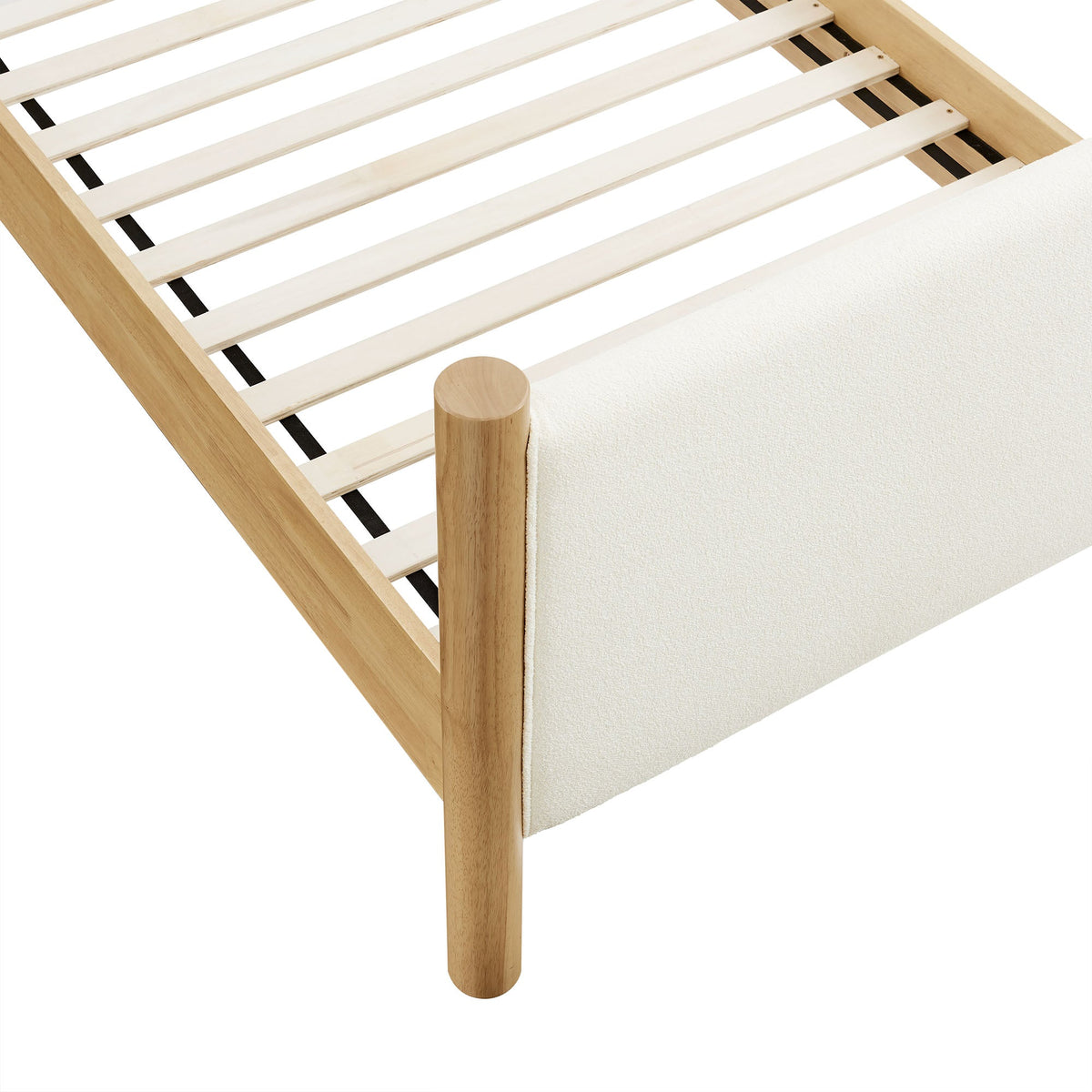 Maven Twin Size Boucle Upholstered Platform Bed by Modway, photo 8 of 14