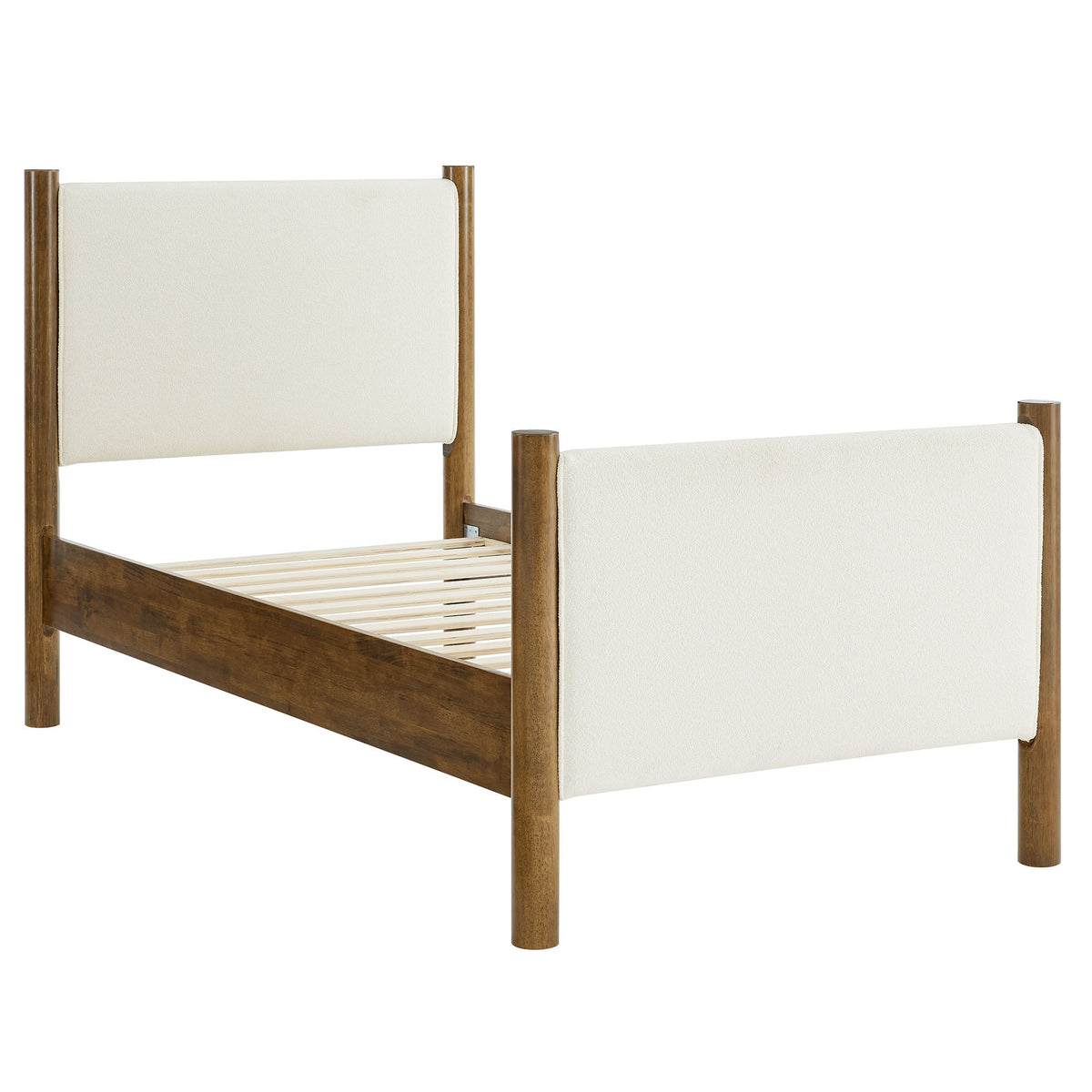Maven Twin Size Boucle Upholstered Platform Bed by Modway, photo 6 of 14