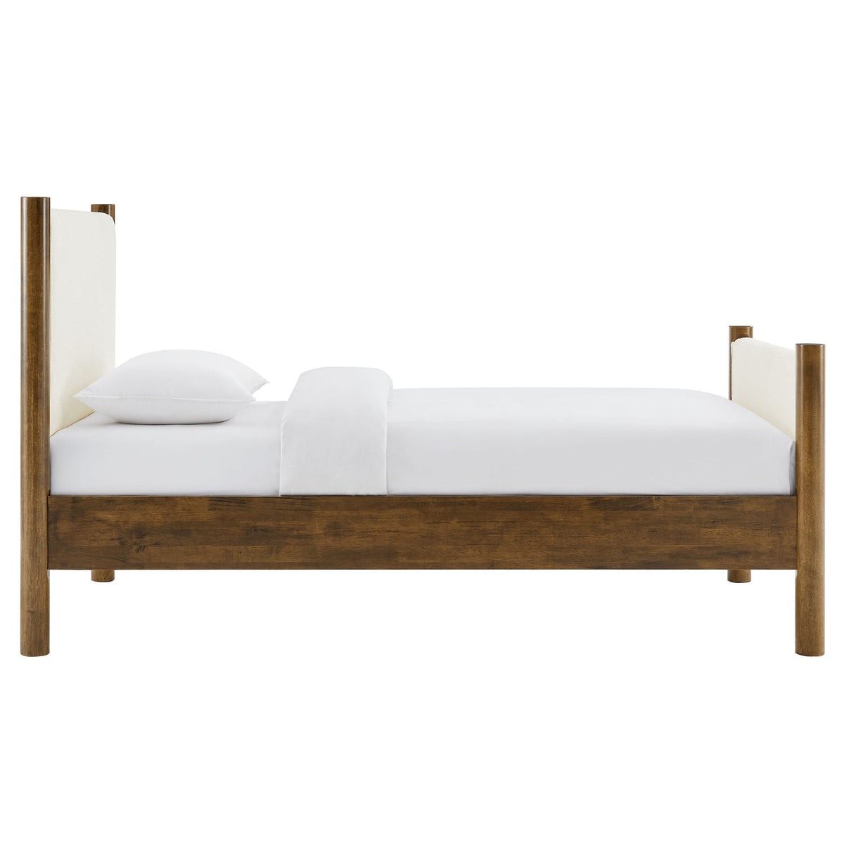 Maven Twin Size Boucle Upholstered Platform Bed by Modway, photo 4 of 14