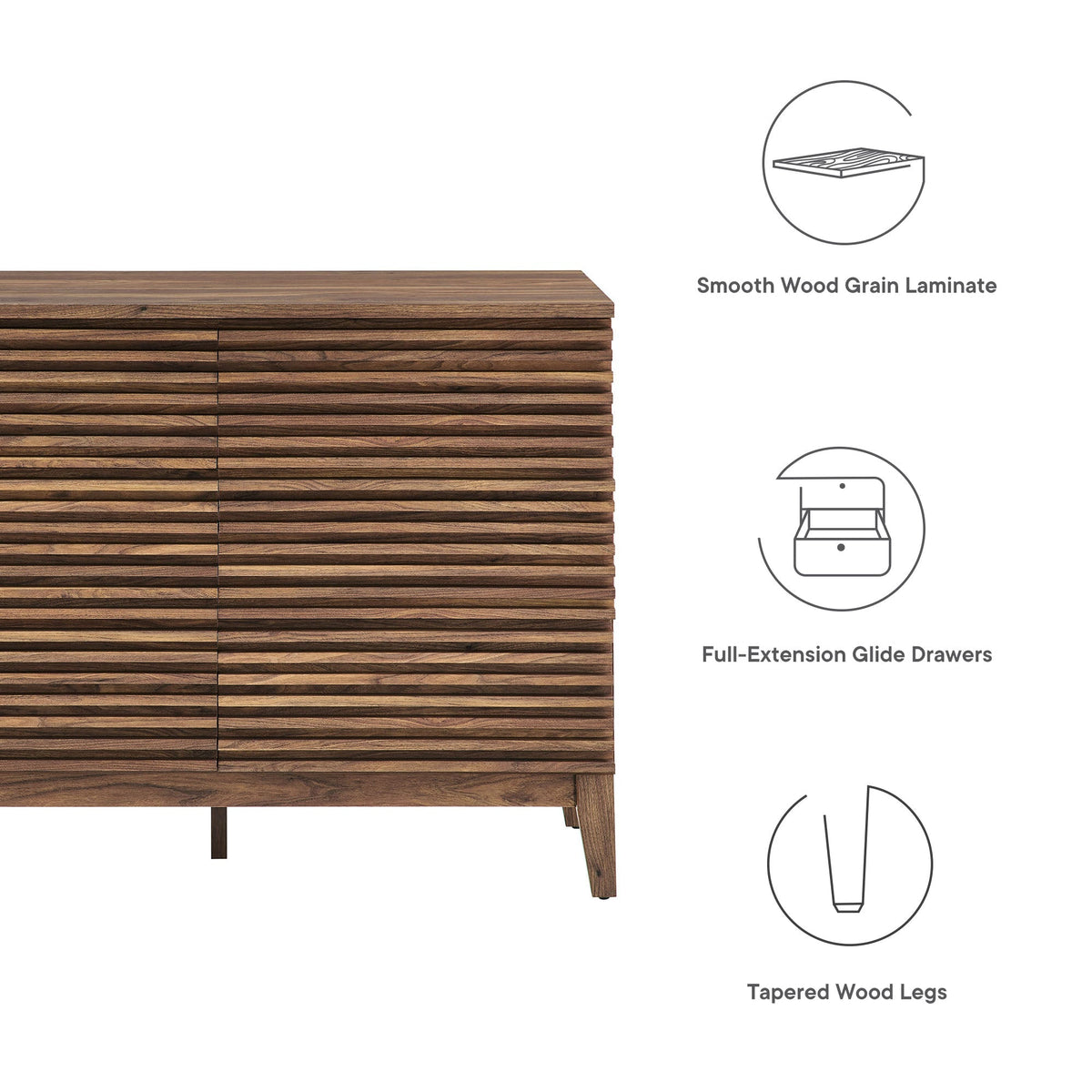 Render 47” 6-Drawer Dresser by Modway, photo 2 of 14