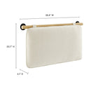 Anela Wall-Mounted Chenille Upholstered Twin Headboard by HouseOfZazla