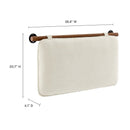 Anela Wall-Mounted Chenille Upholstered Twin Headboard by HouseOfZazla