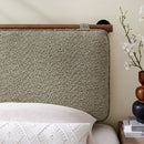 Anela Wall-Mounted Chenille Upholstered Twin Headboard by HouseOfZazla