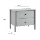 Emmeline Scalloped 2-Drawer Nightstand by Modway by HouseOfZazla