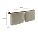 Anela Wall-Mounted Chenille Upholstered Full Headboard by Modway by HouseOfZazla