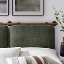Anela Wall-Mounted Chenille Upholstered King Size Headboard by HouseOfZazla