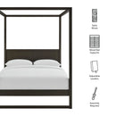 Alva Queen Wood Canopy Platform Bed by Modway by HouseOfZazla