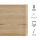 Mirae 3-Drawer Curved Compact Dresser by Modway by HouseOfZazla