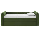 Veyla Channel Tufted Performance Velvet Twin Daybed With Trundle by HouseOfZazla