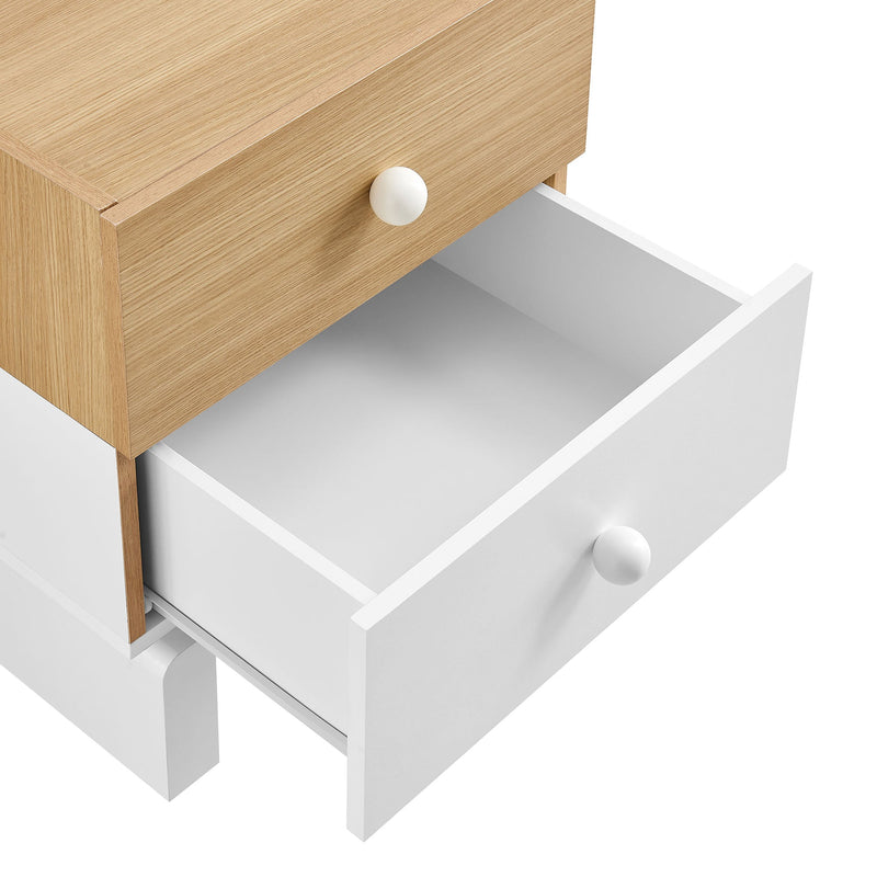 Nolia 2-Drawer Color Block Nightstand by Modway, photo 7 of 7